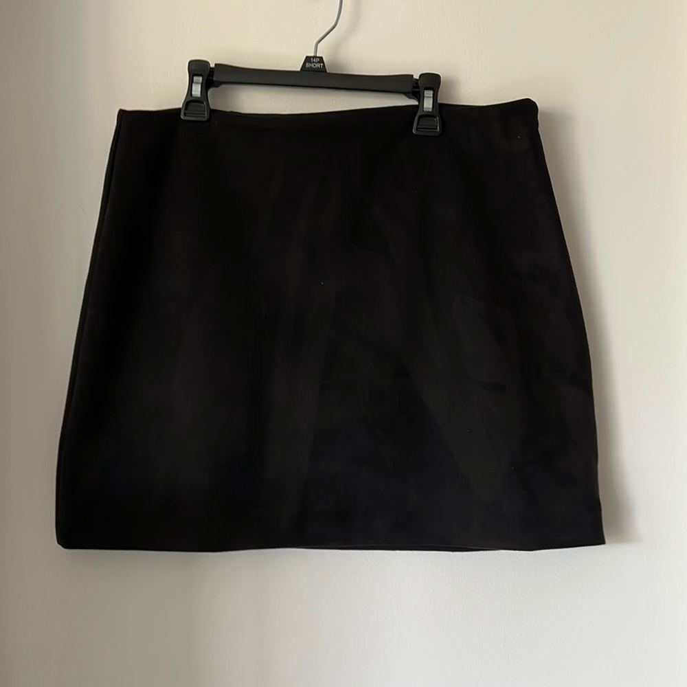 NWT Faux Suede Skirt